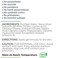 Nano-Silver Healing & Regenerative Face & Body Cream