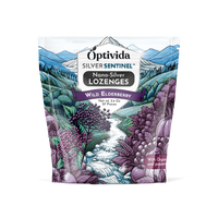 Silver Lozenges - Elderberry/Mint - 21 Pieces